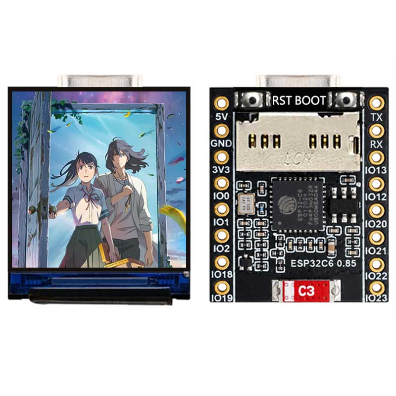 ESP32 C6 0.85 Inch 128X128 IPS - Graded Card Display avis et prix