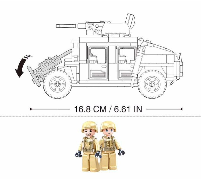 265PCS WW2 Military SWAT H1 As - Lego Minifigure Holder avis et prix
