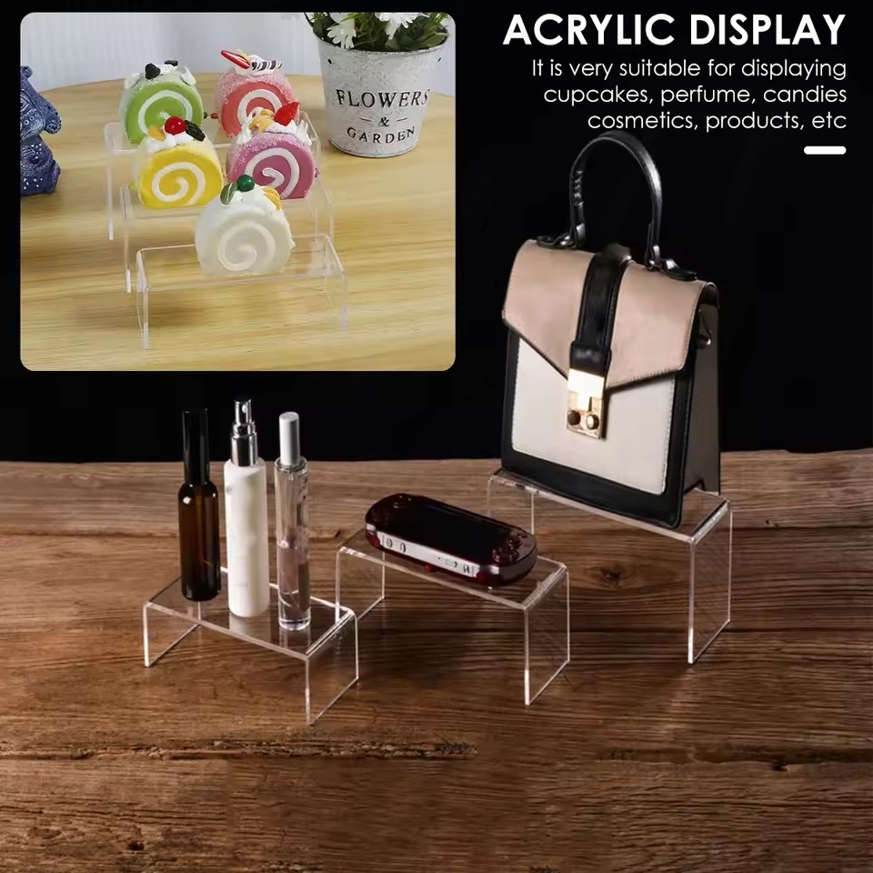 3/6/9/12Pc Clear Acrylic Displ - Display Risers Set avis et prix