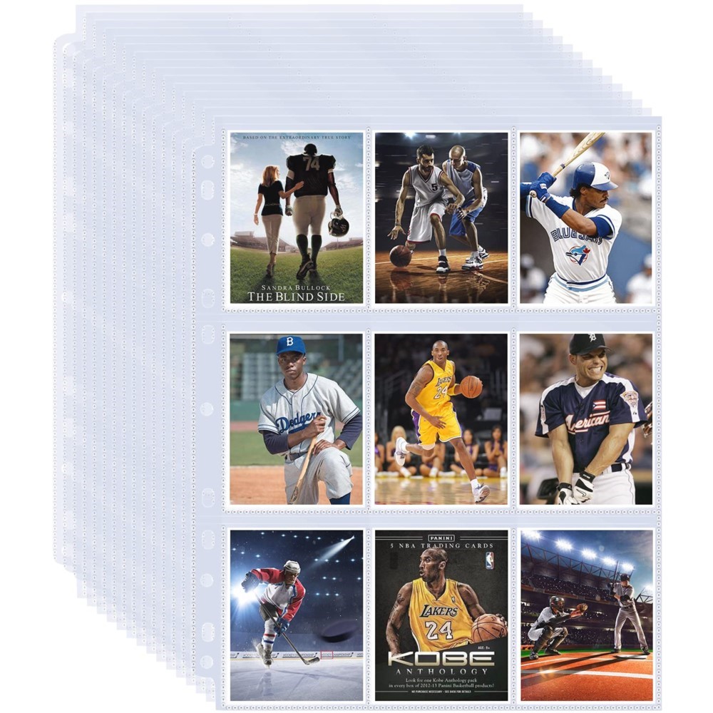 50 Sheets 9 Pocket Single Side - Trading Card Binder avis et prix