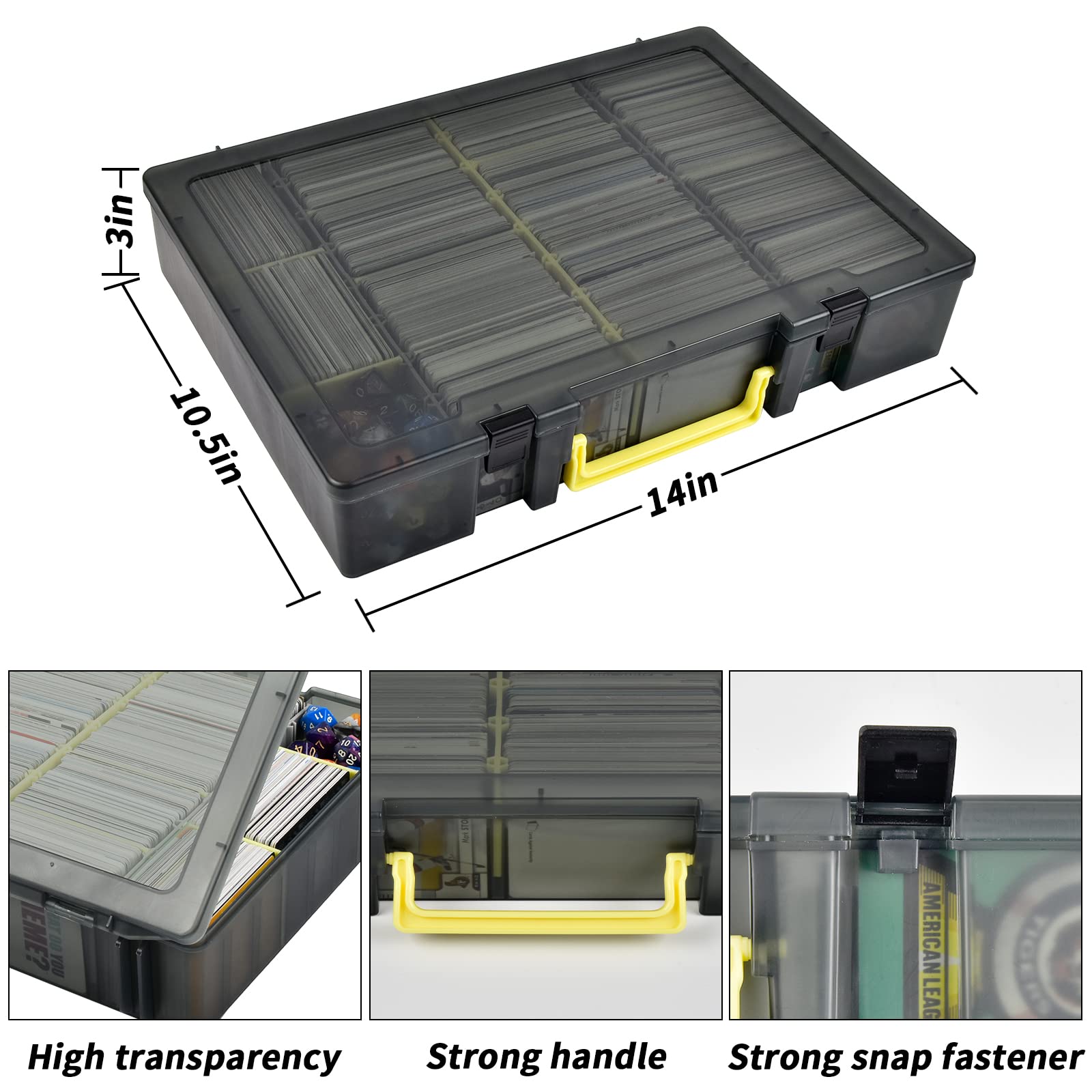 Clear Trading Card Storage Box - Trading Card Binder avis et prix
