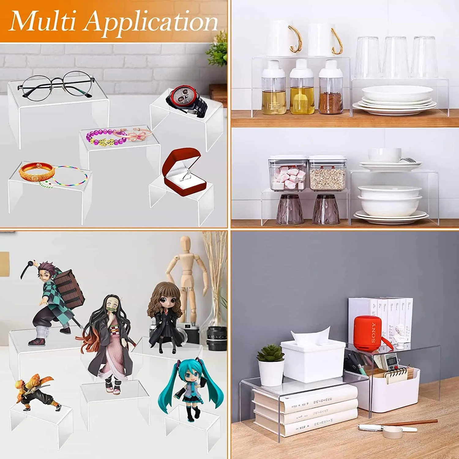 U Shape Acrylic Display Riser  - Pop Display Shelf avis et prix