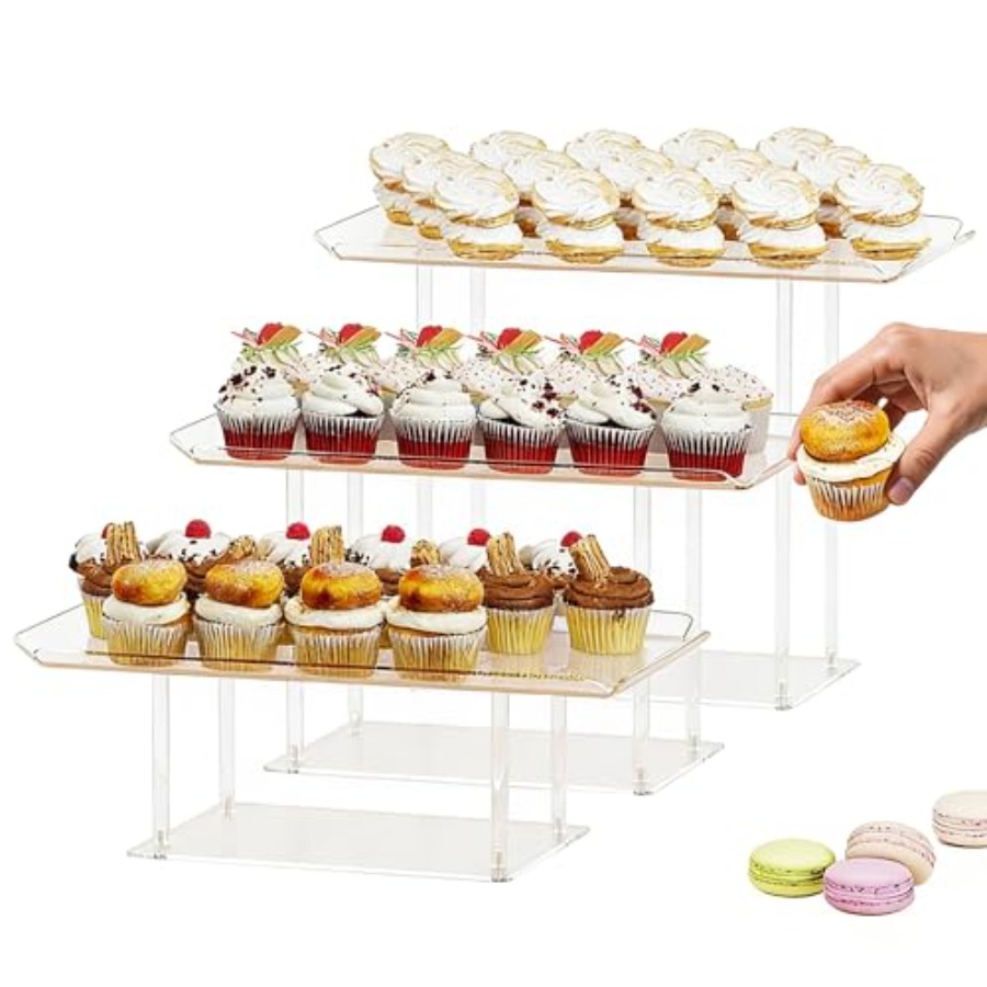 3 Pack Dessert Table Display S - Display Risers Set avis et prix