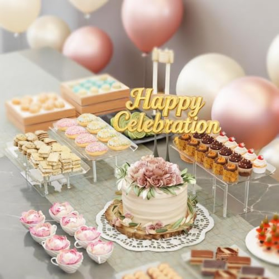 3 Pack Dessert Table Display S - Display Risers Set avis et prix