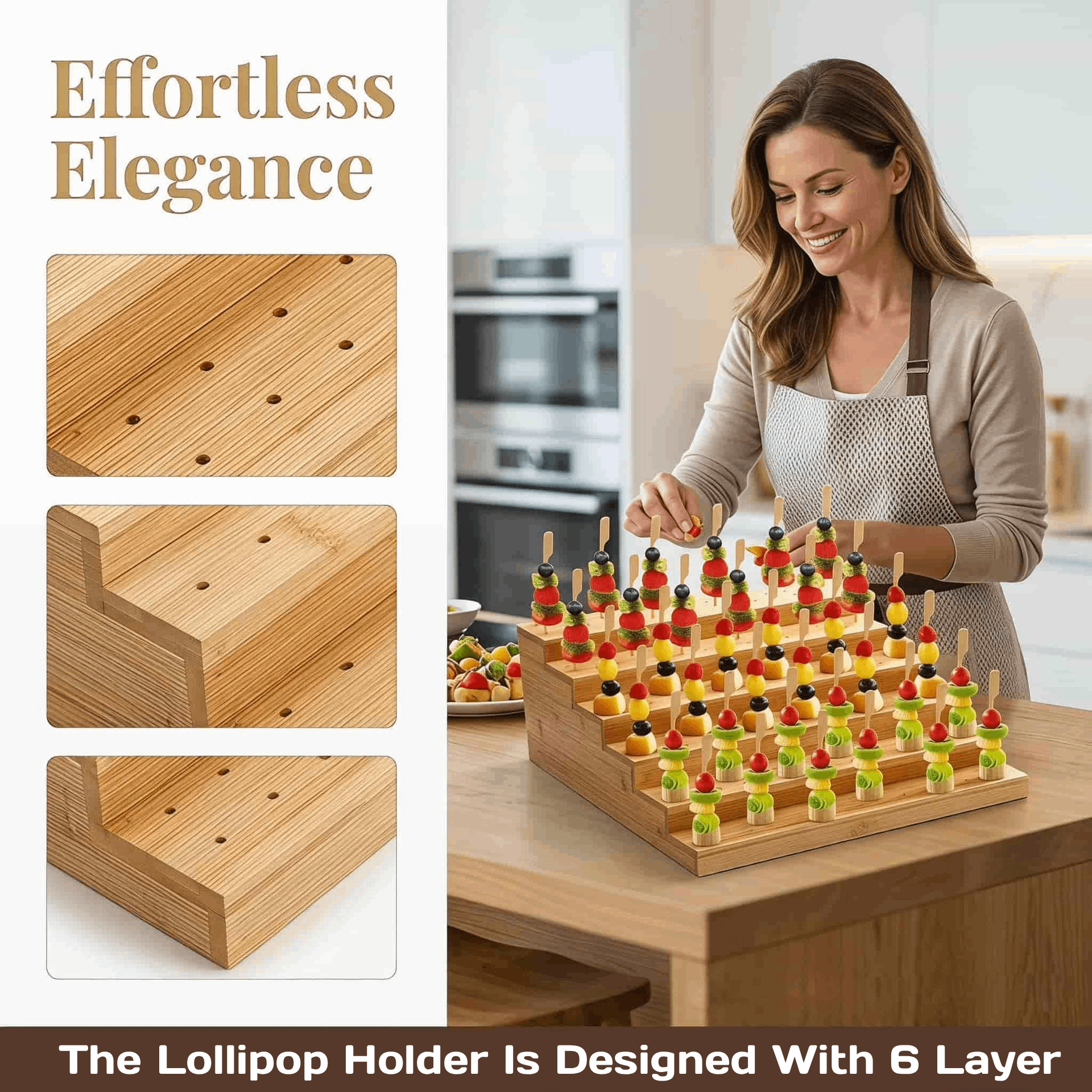 Wood Lollipop Holder Display R - Display Risers Set avis et prix