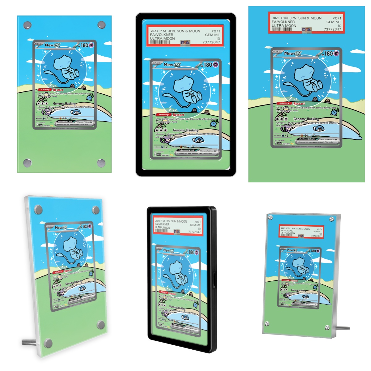 Pokemon Cards Display PTCG Mew - Display Case Acrylic avis et prix