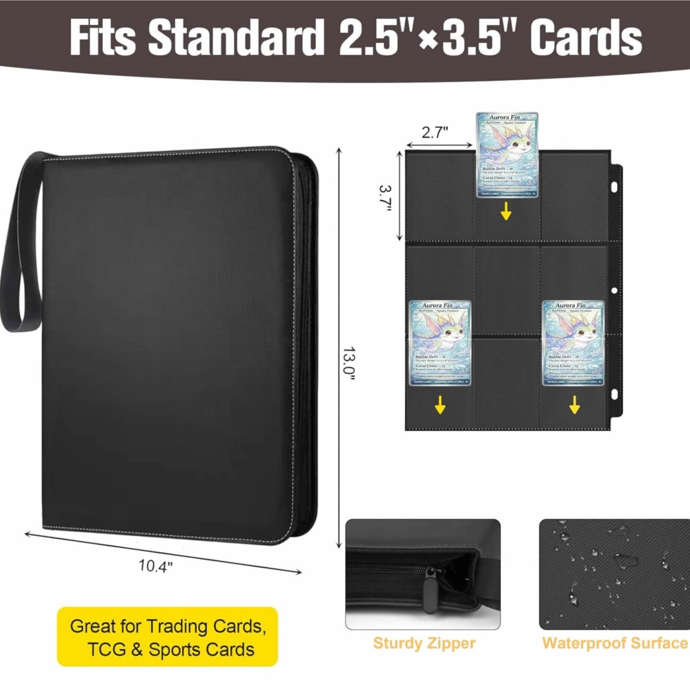 900 Pockets Card Binder Album  - Pokemon Binder Card avis et prix