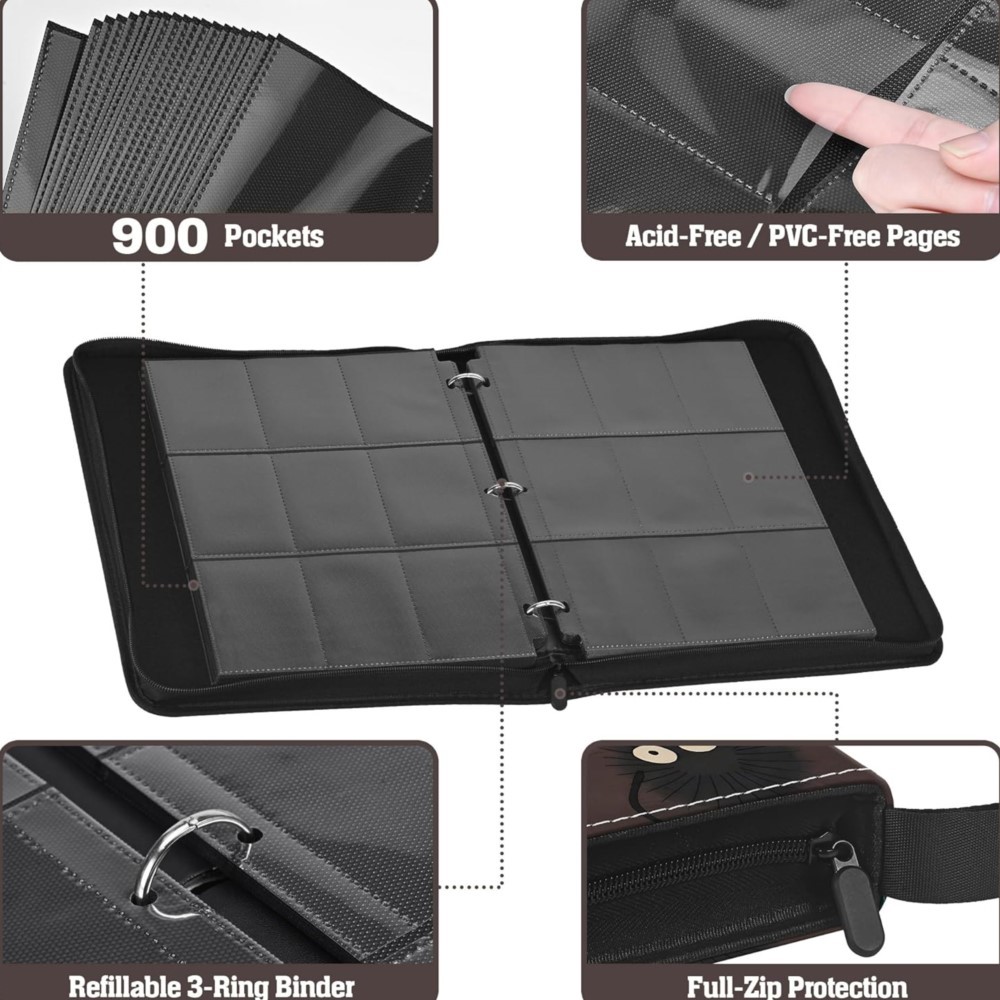900 Pockets Card Binder Album  - Pokemon Binder Card avis et prix