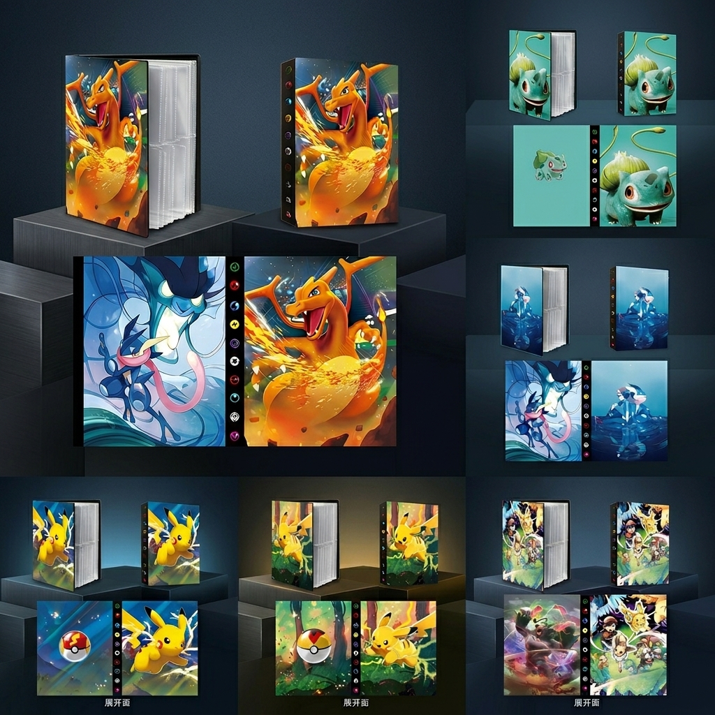 Bandai Pokemon 4 Grid Card Alb - Pokemon Binder Card avis et prix