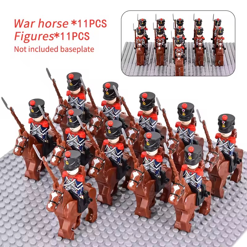 10pcs Napoleonic Wars Military - Lego Minifigure Holder avis et prix